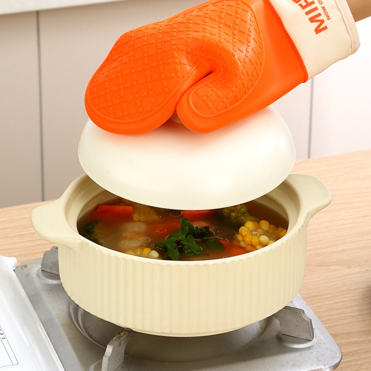 Urocze silikonowe rękawice ter – Oven Mitt Silicone recenzja i cena